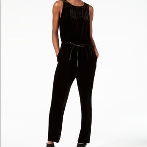 Eileen Fisher Sleeveless Velvet Jumpsuit